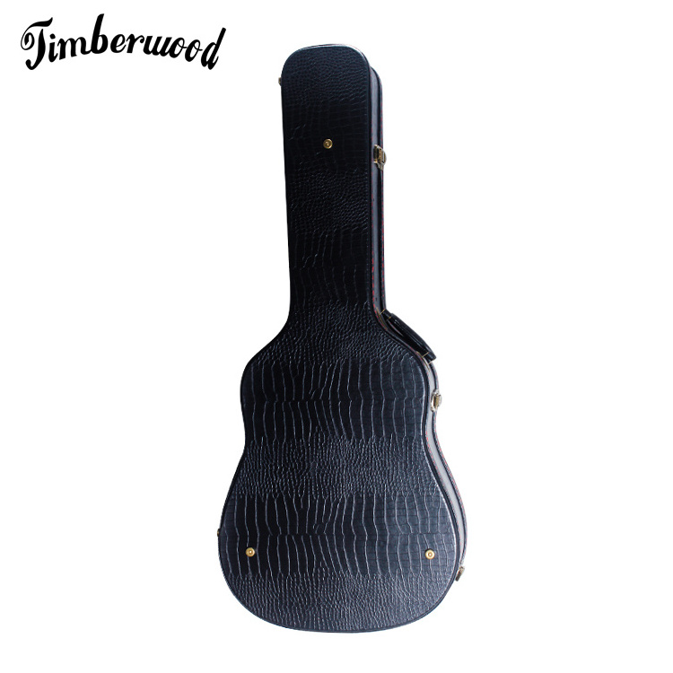 41 inch Wooden Guitar Case Wood Leather Material and Hardshell Wooden Classical Guitar Case Ready Stock Drop Shipping