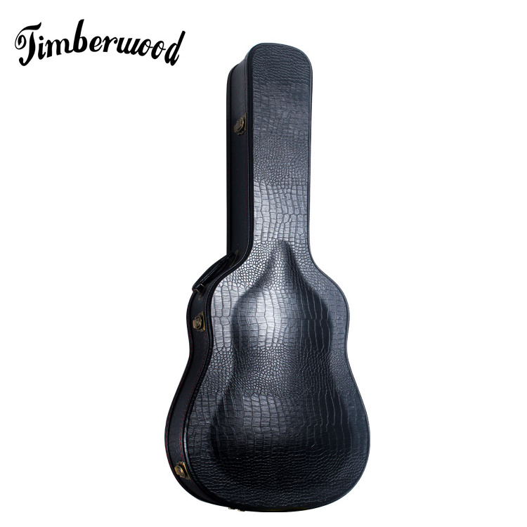 41 inch Wooden Guitar Case Wood Leather Material and Hardshell Wooden Classical Guitar Case Ready Stock Drop Shipping