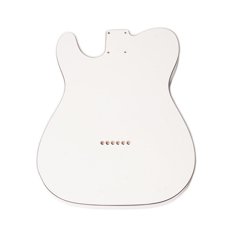 Factory Customized Colors Solid Body Guitar Nitro Alder Unfinished Electric Hollow White Body Guitar