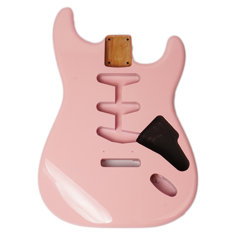 Wholesale Custom Colors Solid ash glossy guitar body blank hollow bass electric guitar body guitar