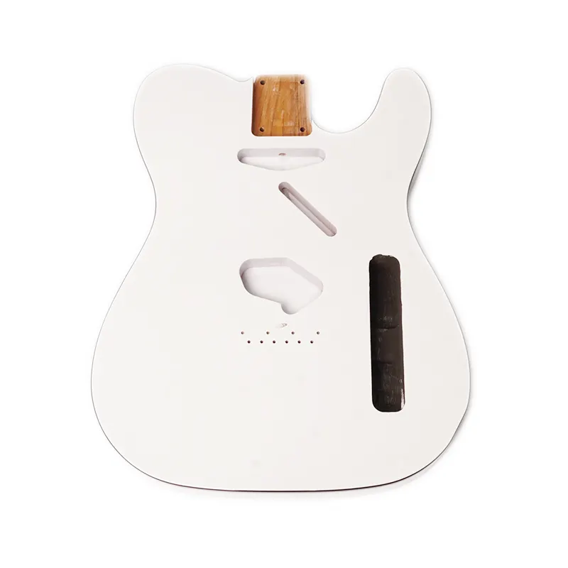 Factory Customized Colors Solid Body Guitar Nitro Alder Unfinished Electric Hollow White Body Guitar