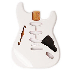 Wholesale Custom Colors Solid ash glossy guitar body blank hollow bass electric guitar body guitar