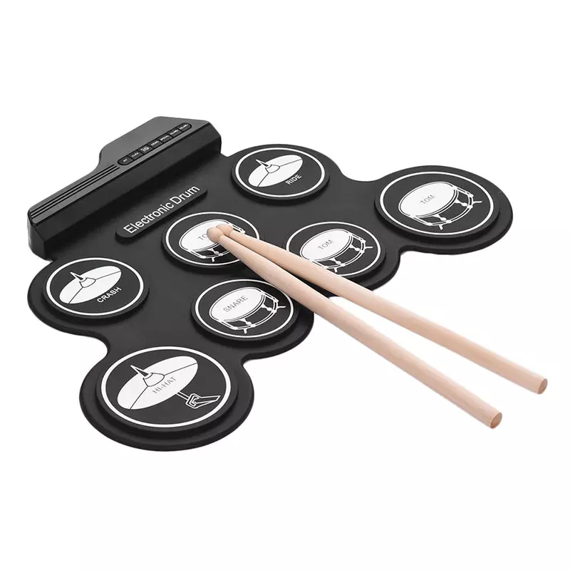 High quality drum silicone electronic Drum kit foldable electronic drum set for sale