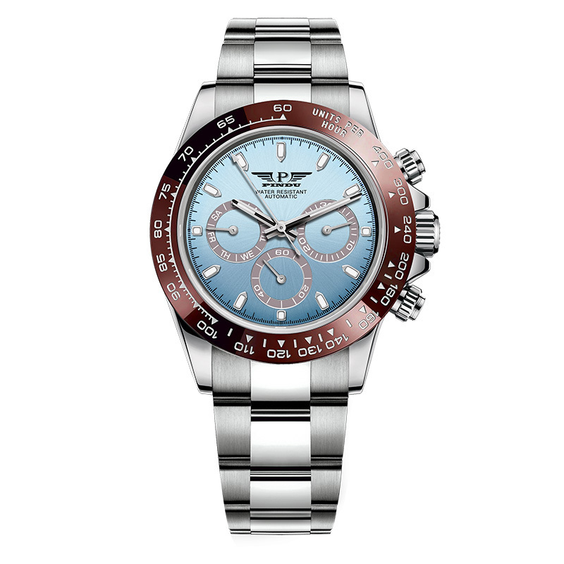 Pindu cosmograph New Fashion Watch 316L Stainless Steel Automatic Mechanical Watch for men