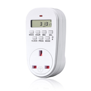 240V Programmable Digital LCD Timer In Switch Socket