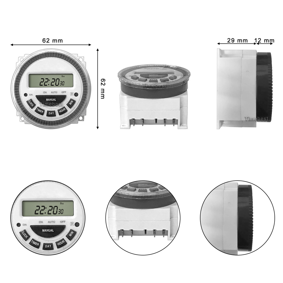 Programerble DC 5V Coin Acceptor Plus Timer Switch Controller