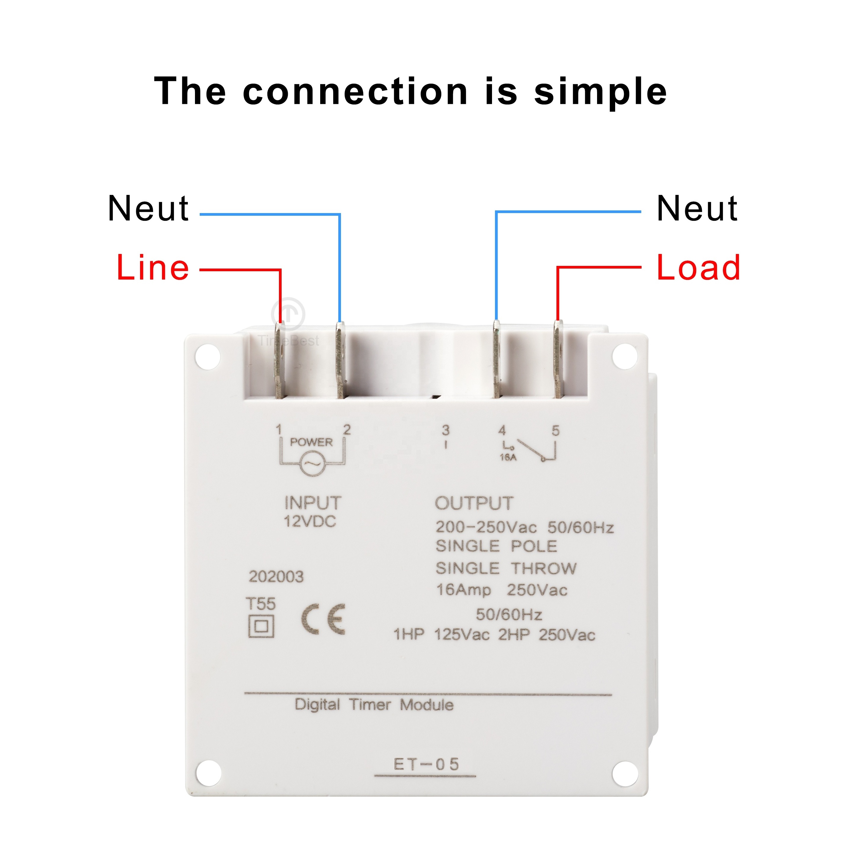 CN101A 12V DC Programmable Dimmer Digital Timer Switch