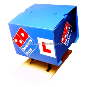 corrugated plastic top box scooter motorcycle food delivery box moped pizza delivery box