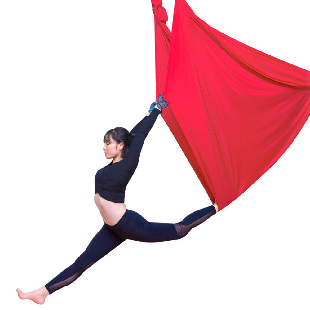 Timecreate 5m x 2.8m Anti Gravity Gradient Flying Yoga Bed Low Stretch Aerial Yoga Hammock Swing