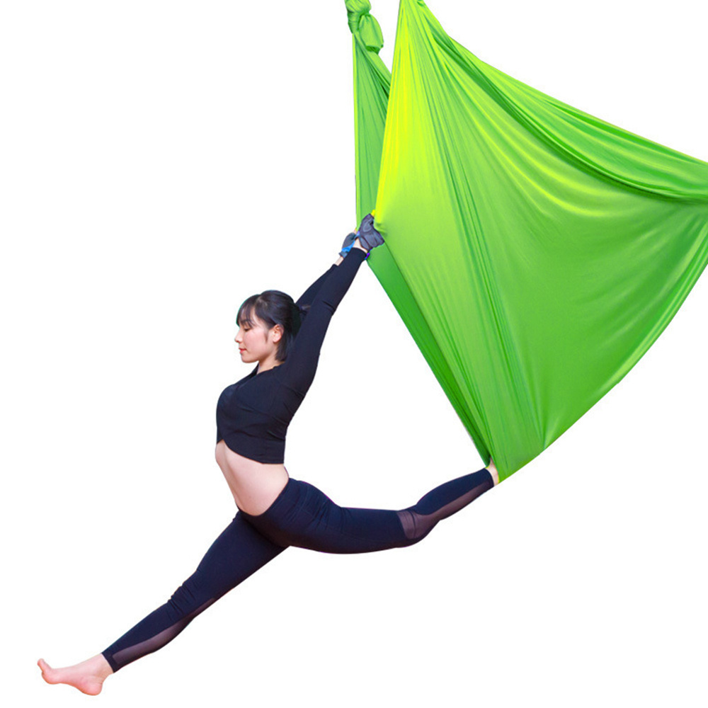 Timecreate 5m x 2.8m Anti Gravity Gradient Flying Yoga Bed Low Stretch Aerial Yoga Hammock Swing