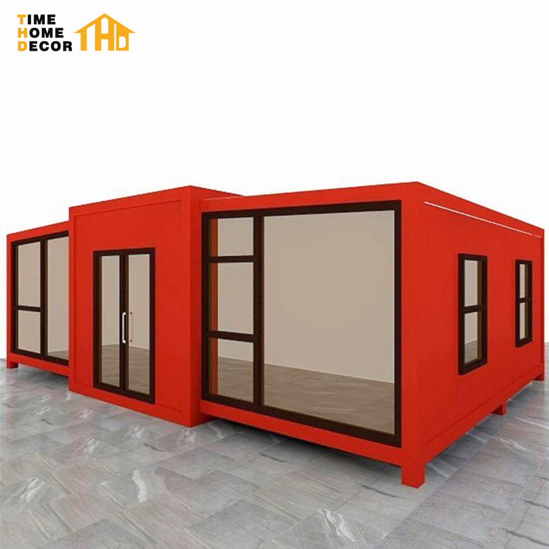 Modern Prefabricated House Container 2 Bedroom Mobile Container House With Container Pool