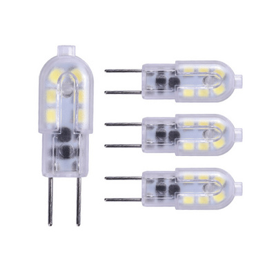 G4 LED Bulb  20W Halogen Bulb Replacement  2 Watt G6.35 Bulbs Bi-Pin Base  ACDC 12v  Mini Corn lamp