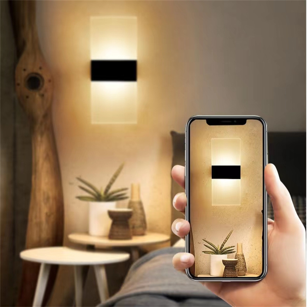 LED Wall Lamp with Touch Switch, Cordless Magnetic Lamp Rechargeable USB Wall Sconce Lights18W for Bedroom Living Room Hallway