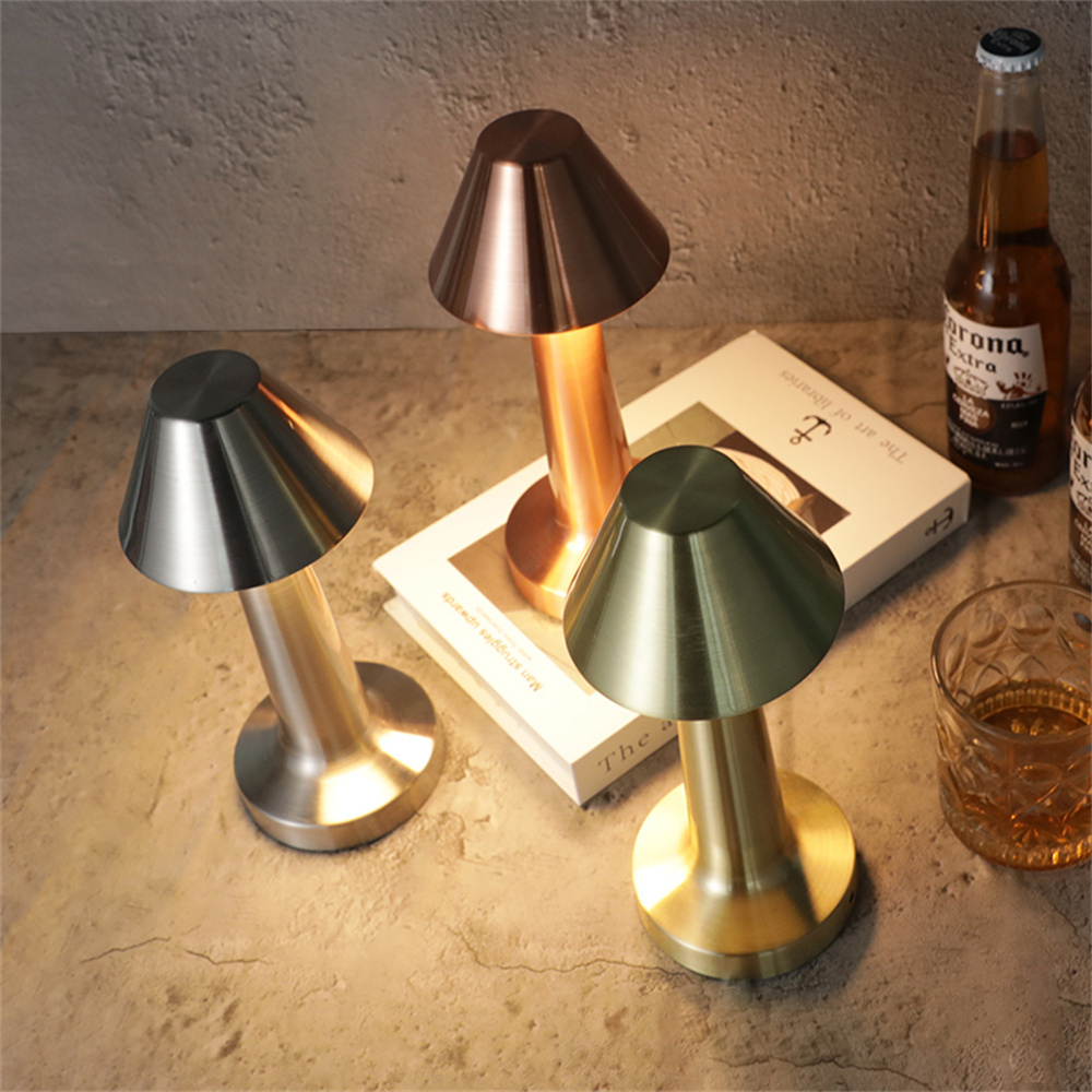 Led Retro Bar Table Lamp Touch Charging Restaurant Hotel Coffee Bedroom Decorative Table Lamp