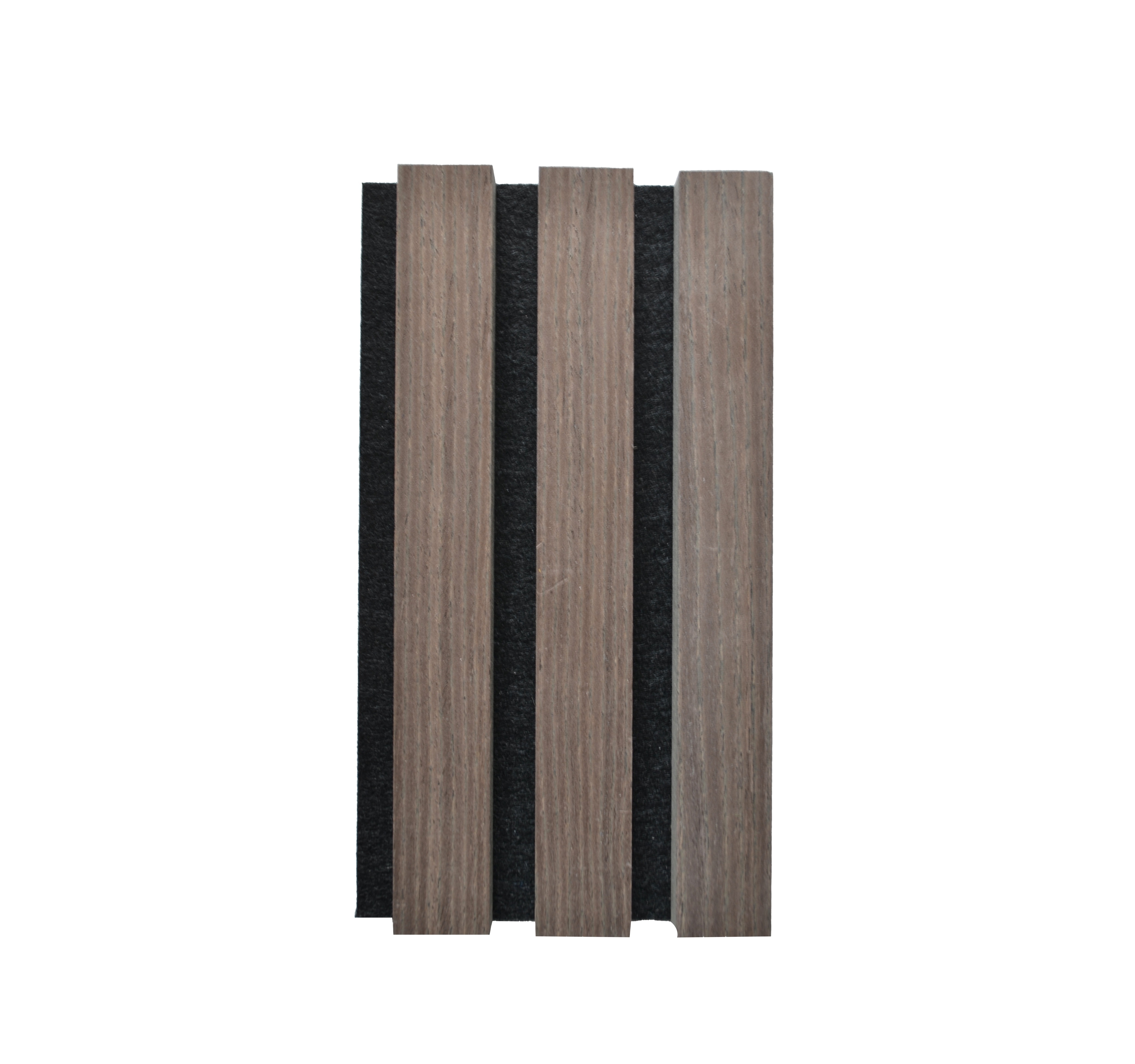 wood veneer acoustic slat wood wall panels soundproof PET felt backing acoustic wood wall panels