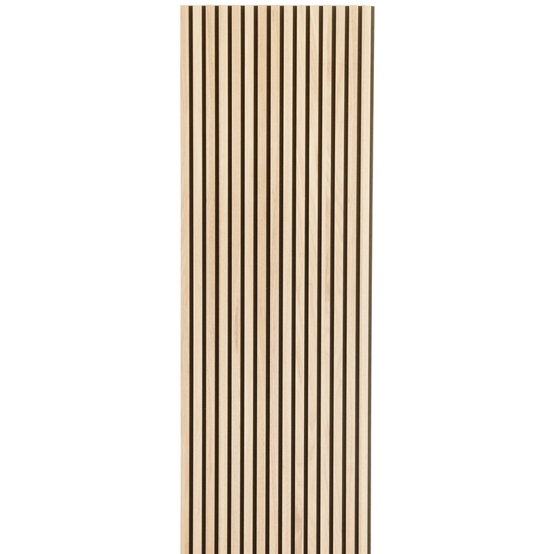 wood veneer acoustic slat wood wall panels soundproof PET felt backing acoustic wood wall panels