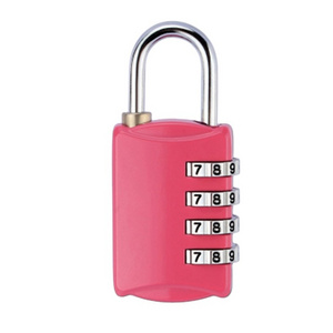 Duty 4 Digit Zinc Alloy Colour Keyless Password Number Code Gym Digital Combination Padlock For Locker Cabinet