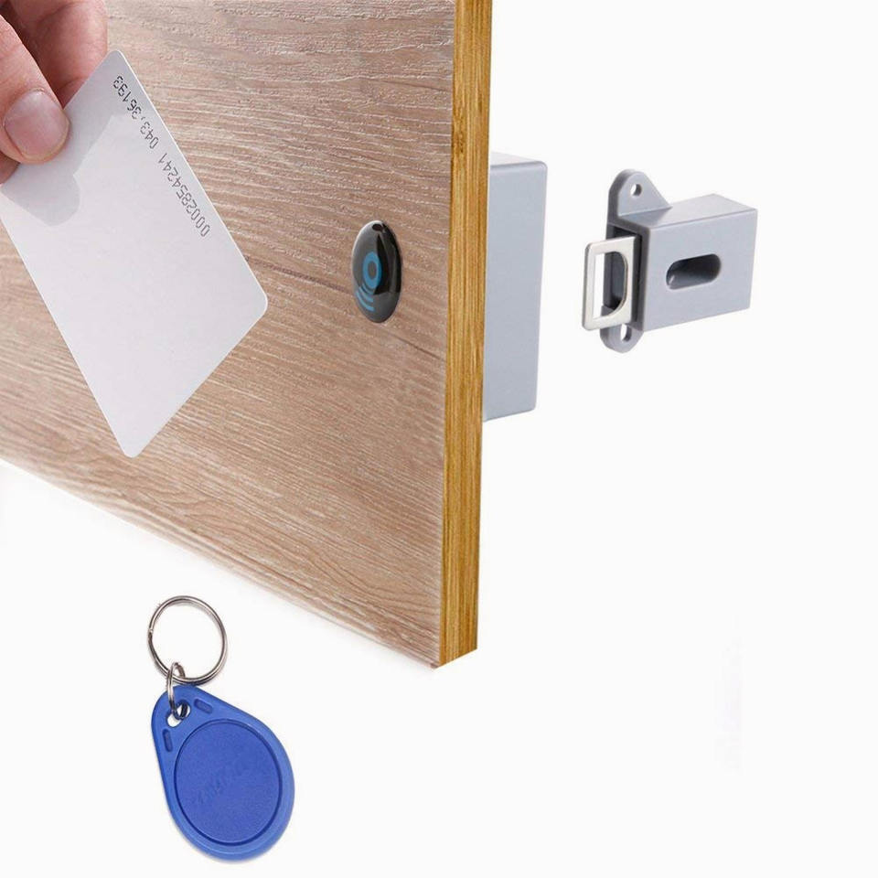 Digital Invisible Electronic Cabinet Smart Lock IC Card Sensor RFID Drawer Lock Wooden Wardrobe Lock