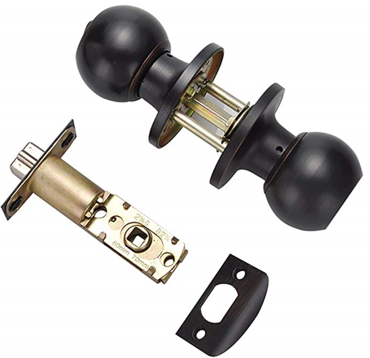 American Style Tubular Knob Lock Privacy Passage Function Interior Door