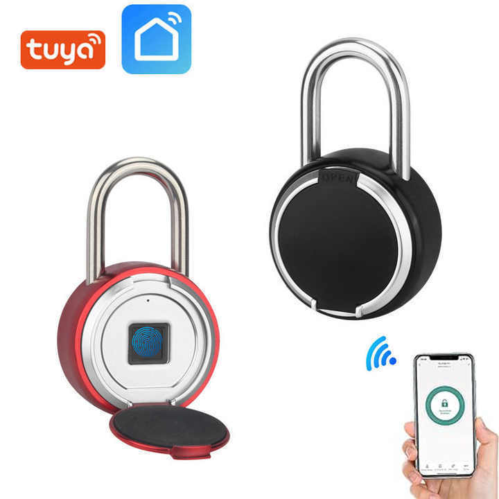 Fingerprint Lock Keyless Waterproof Anti-Theft Smart Lock Zinc Alloy Intelligent Safety Electronic DoorLock Fingerprint Padlock