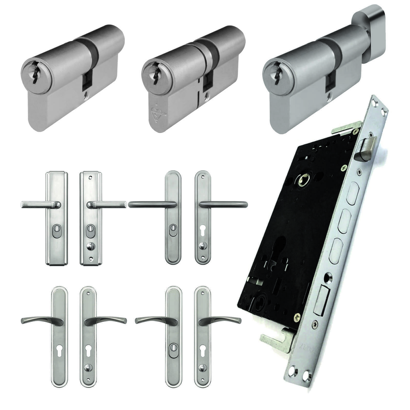 Hot Selling 60mm Euro Upvc Lock Cylinder Barrel Upvc Pvc Aluminium Door Lock Barrel 3 KEYS