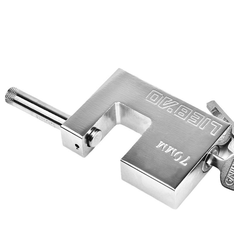 Advanced Lock Heavy Duty Padlock Solid Steel Computer Key Rectangular Padlock