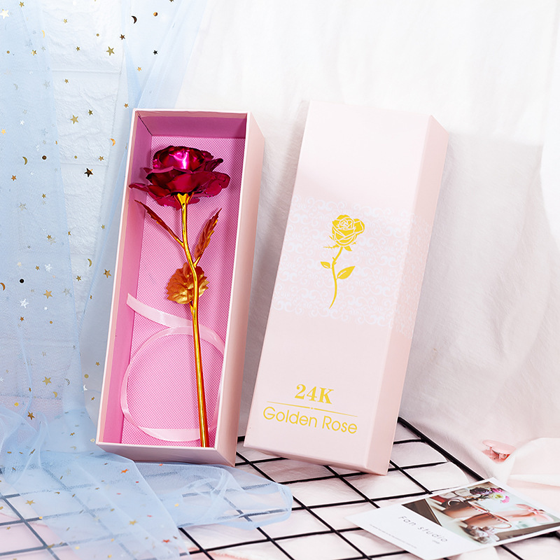 2021 New product ideas galaxy forever rose galaxy rose 24k galaxy rose valentine's day