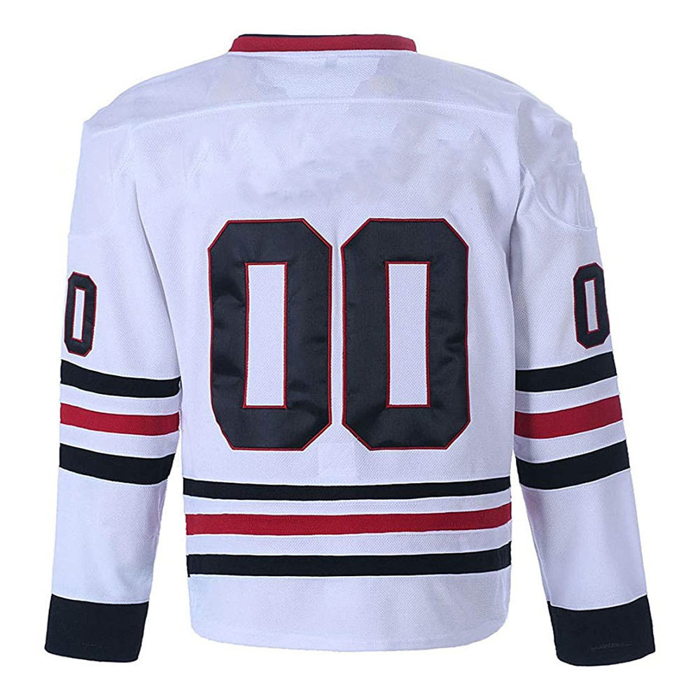 New arrivals cheap custom men adults embroidered ice hockey jersey uniforms gamewear hockey jersey