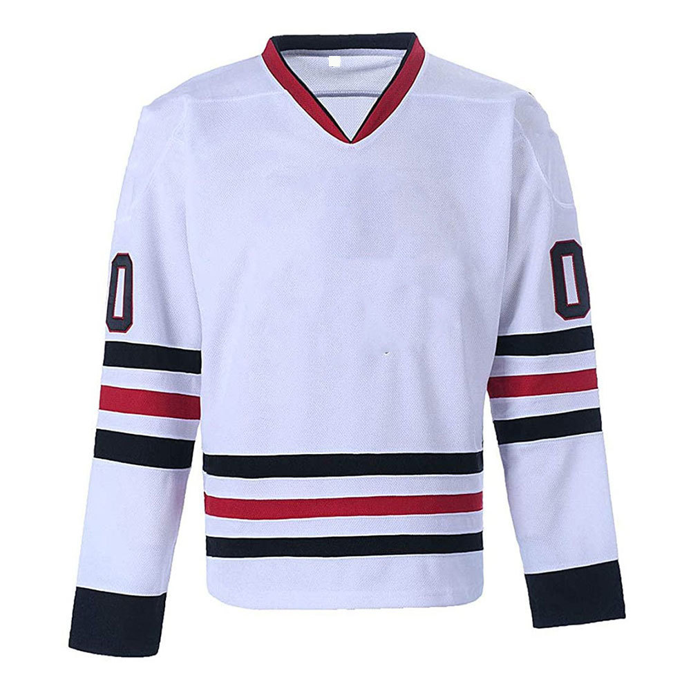 New arrivals cheap custom men adults embroidered ice hockey jersey uniforms gamewear hockey jersey