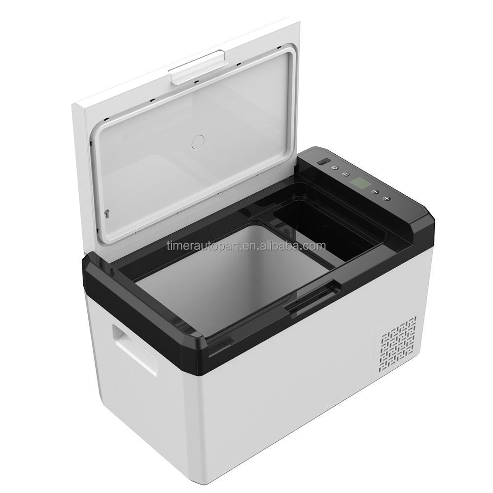 25L Outdoor Built-In Freezer With Lock Handle Best Portable Fridge For Car 12 240V Rated Beverage Cooler Refrigerator Cabinet