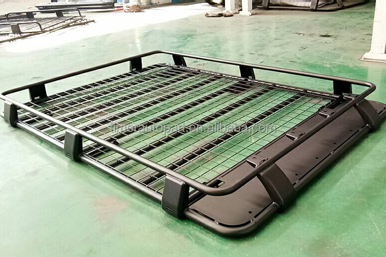 Land Cruiser Lc100 Lc200 Use Only Rooftop Carrier Aluminium Tool Tray Basket Roof Rack Cargo Carrier For Outdoor Camper