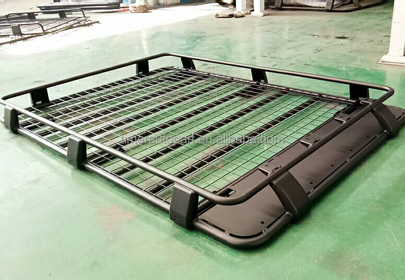 Land Cruiser Lc100 Lc200 Use Only Rooftop Carrier Aluminium Tool Tray Basket Roof Rack Cargo Carrier For Outdoor Camper