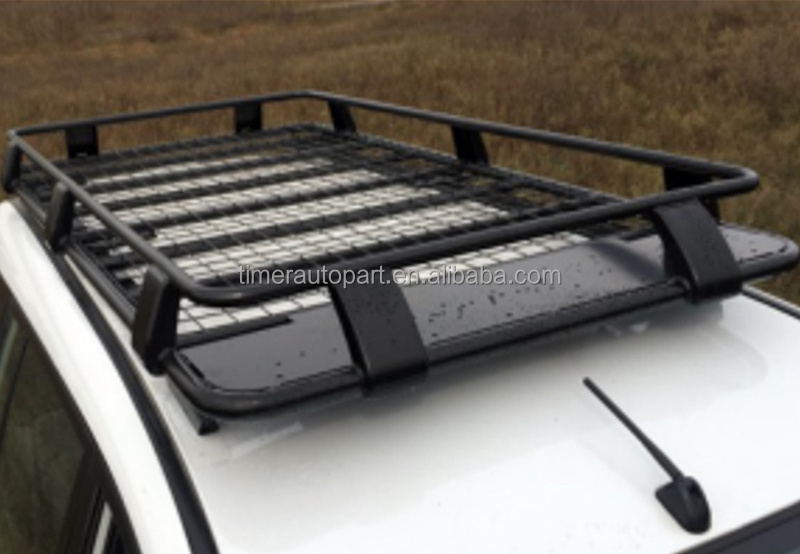 Land Cruiser Lc100 Lc200 Use Only Rooftop Carrier Aluminium Tool Tray Basket Roof Rack Cargo Carrier For Outdoor Camper