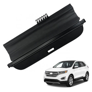 HFTM factory directly sale SUV Car Modifying Black Rear Trunk Retractable Fireproof Cargo Cover for Ford Edge(with canvas)