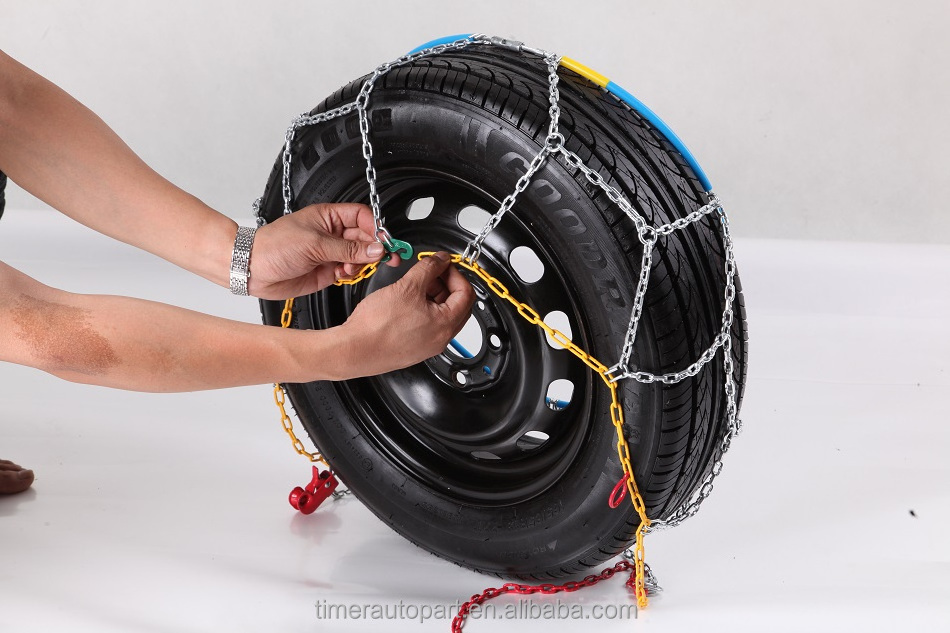 Customized Non-Slip anti-skid steer Car safety tire protection wheel KNS 9MM tyre mud Snow steel Chain with TUV/GS On-norm V5117