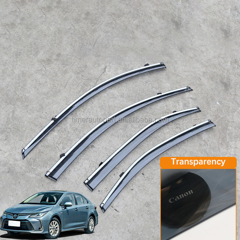 Wholesale Car Door Visor Rain Guards For 2005 2014 Toyota Camry 2006-2021 Window Visors Sun Vent Wind Deflectors