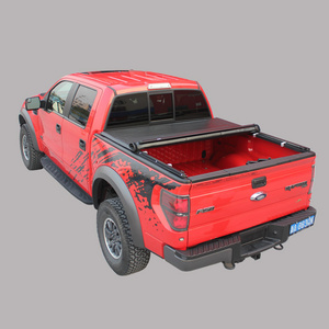 Pickup Roll Up Canopy Loaded Luggage Waterproof Collapsible Privacy Security Shield Cargo Cover Board Trunk Bed Tonneau Cover