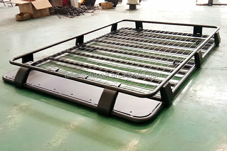 Land Cruiser Lc100 Lc200 Use Only Rooftop Carrier Aluminium Tool Tray Basket Roof Rack Cargo Carrier For Outdoor Camper