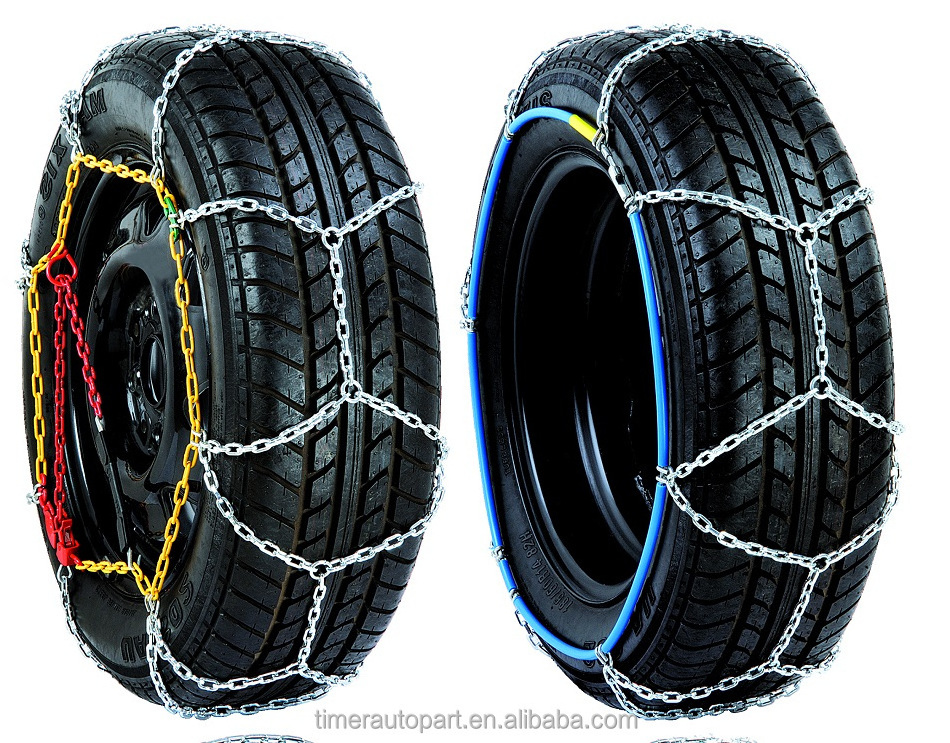 Customized Non-Slip anti-skid steer Car safety tire protection wheel KNS 9MM tyre mud Snow steel Chain with TUV/GS On-norm V5117