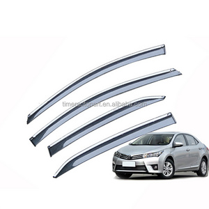 Car Accessories Door Deflector 2020 2021 Corolla Hatchback Window Visors For Toyota Corolla Sun Rain Guard Outside Mount