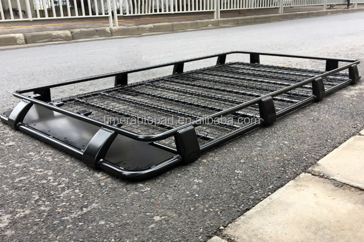 Land Cruiser Lc100 Lc200 Use Only Rooftop Carrier Aluminium Tool Tray Basket Roof Rack Cargo Carrier For Outdoor Camper