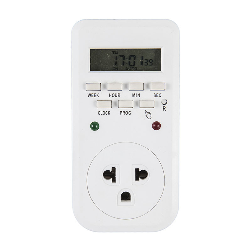 ETT-65A Thailand 7 Days Weekly Programmable Automatic Digital Timer Plug Sockets Switches for Home Appliance 220-240V/15A