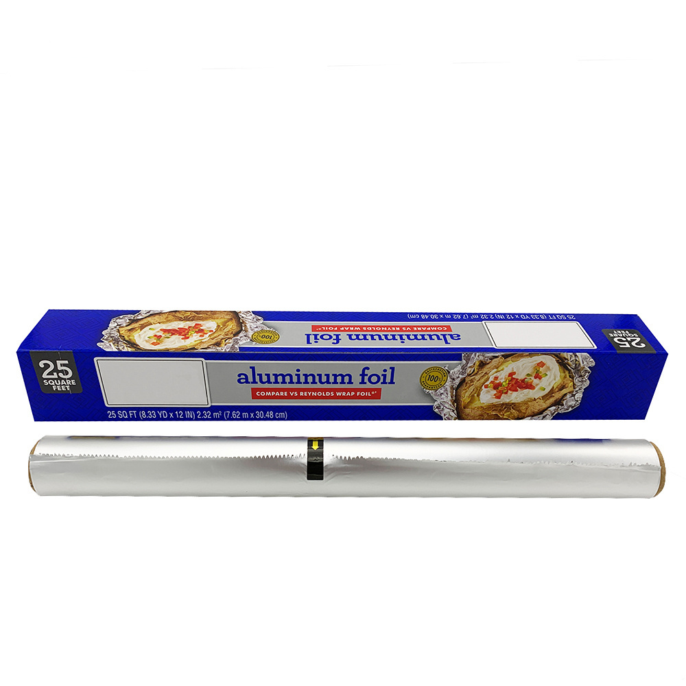 25sqft 75sqft Manufacturer factory high quality aluminum foil coil for kitchen hotel use