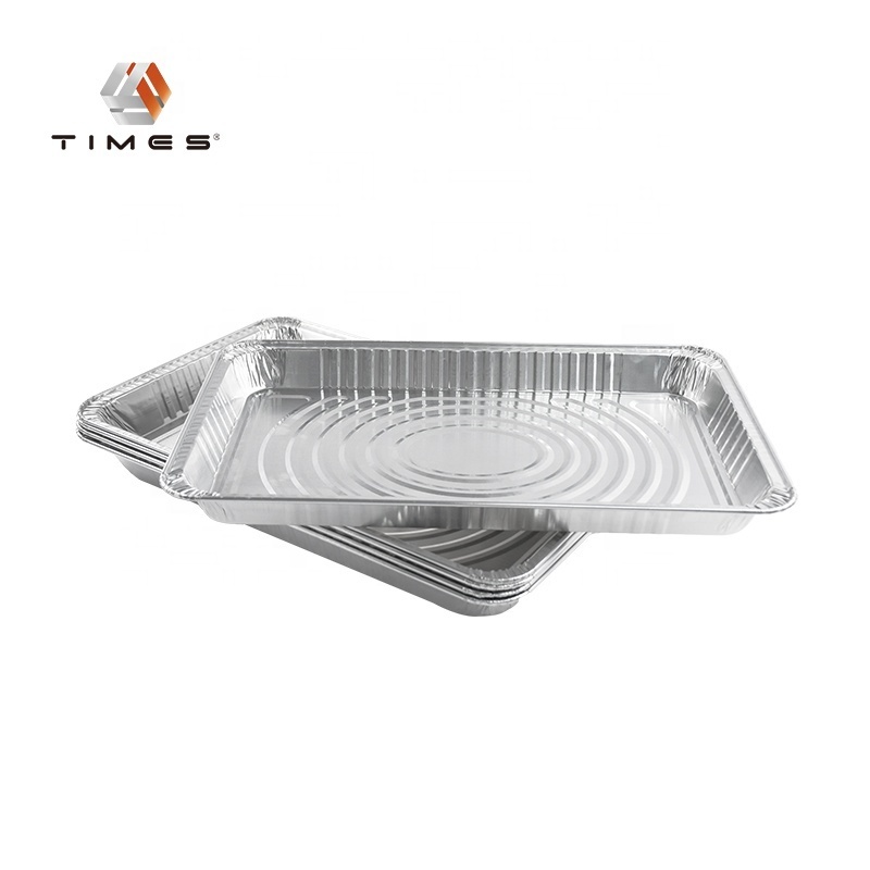 Full Size foil Pan Steam Table Pan Shallow Medium Deep Recyclable Disposable Aluminum Foil Container With Lid  Food Packing