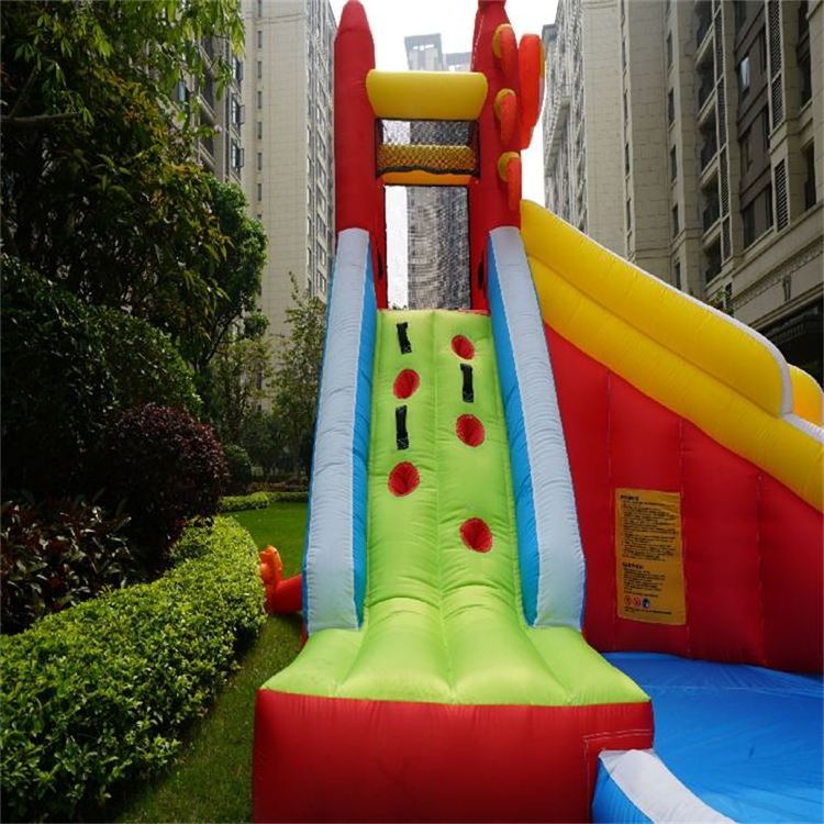 Kids Cannon Backyard Cheap Commercial Banzai Inflatable Water Slide With Pool