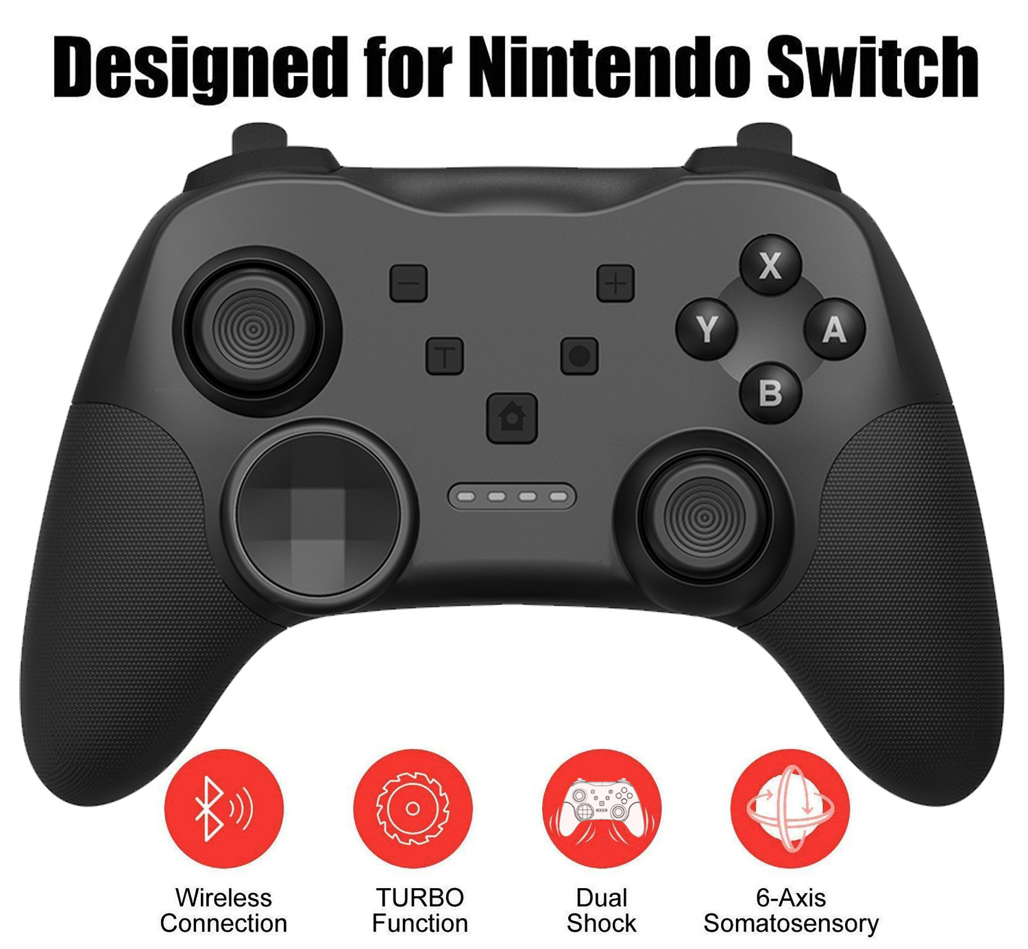 2023 factory cost wholesale hot selling DS02 New Controllers With Six axes Turbo function for Nintendo Switch pro game Gamepad