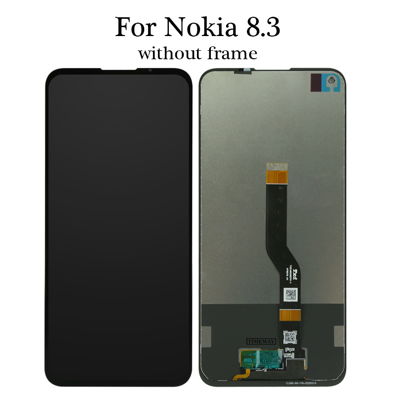 For Nokia 8.3 5G LCD Screen Touch Display Digitizer Spare Parts Assembly Replacement