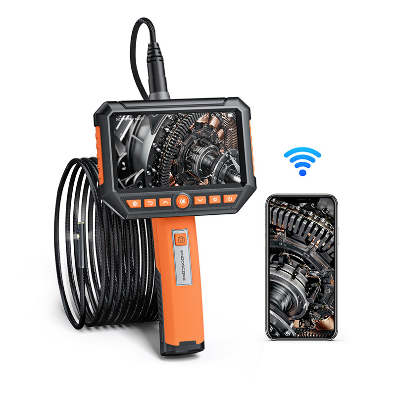 Inskam Handheld 2022 New Arrived 5002 2MP Articulating Borescope Industrial Camera 3 m Car Engine Inspection Camera Borescope