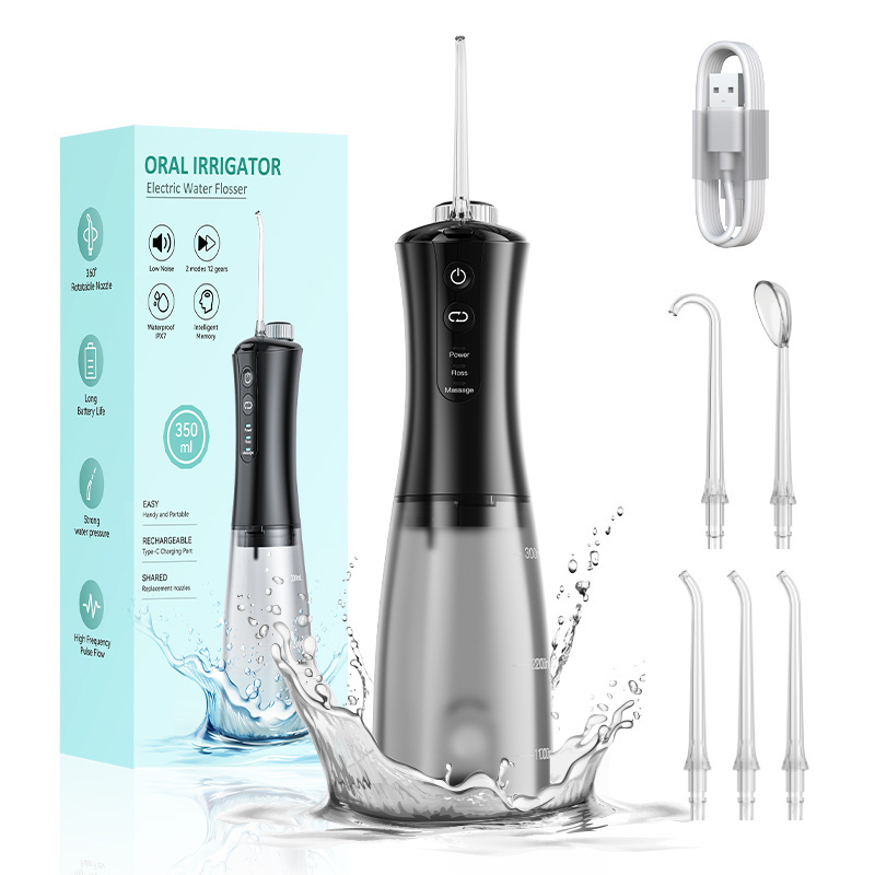 C2SE Cordless Water Flosser Teeth Cleaning Device Electric Rechargeable Water Pick Oral Care Appliances Dental Irrigator