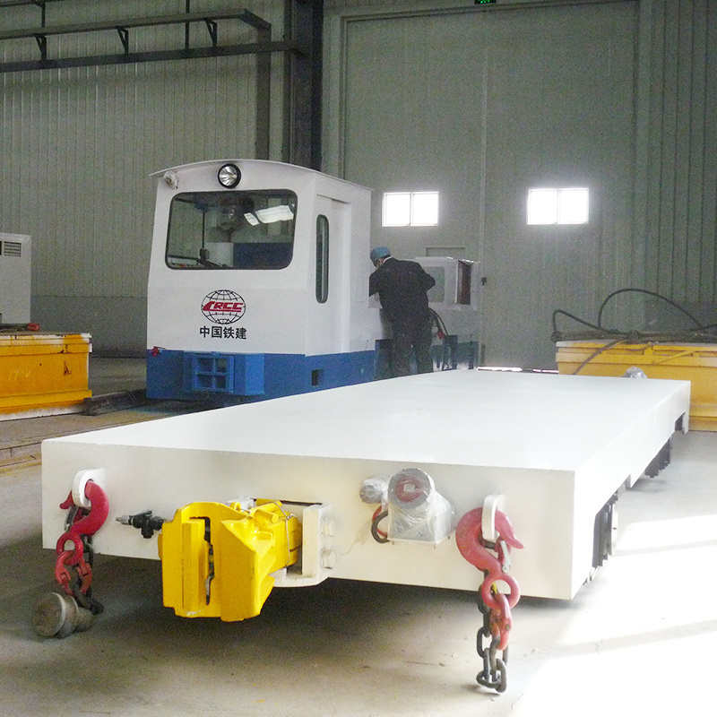 TimesPower Factory customized Flat car of locomotive  Flat car railway wagon for TBM project